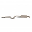 Ligne d'échappement Cat-Back Inox Volkswagen Golf 4 (MK4) 1.6 i 8s 102cv 1997 - 2004 Scorpion