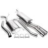 Ligne d'échappement Cat-Back en Inox Audi A6 (Typ B4-C5) 2.5 TDi (120Kw/163cv) 1997 - 2005
