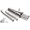 Ligne d'échappement CAT-back Ta-technix BMW E36 325 i 2.5 (141Kw/192cv) 1990 - 1995