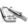 Ligne d'échappement sport Cat-back Skoda Fabia I (Typ 6Y) 1.4 i 16v 100cv 1999 - 2007