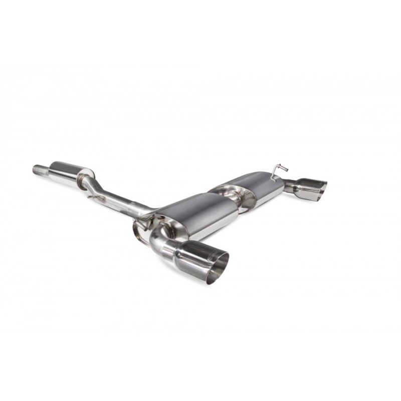 Ligne d'échappement Cat-Back Inox Volkswagen Golf 4 (MK4) R32 3.2I V6 241cv 2002 - 2004 Scorpion