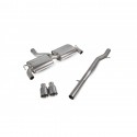 Ligne d'échappement Cat-Back Scorpion Inox Volkswagen Golf IV (MK4) R32 3.2I V6 241cv 2002 - 2004