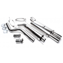 Ligne d'échappement Sport Cat-Back Ta-technix Opel Kadett (Typ E) 1.2 S 60cv 1984 - 1991