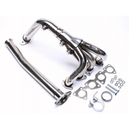 Collecteur d'échappement INOX Peugeot 206 1.6 16v 110cv 1998 - 2009 Ta Technix