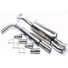 Ligne d'échappement inox Cat Back Seat Arrosa (Typ 6H) 1.0 i 50cv 1997 - 2004 TA-technix