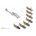 Echappement arrière Gr A Inox Renault Clio 2 RS 2.0i 16V 169cv 1998 - 2005 Rc Racing