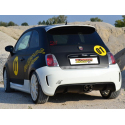 Tube arrière avec 2 sorties rondes en inox Abarth 500/595 (typ312) 1.4 TJET (160CV/118kW) 2008 - 2015