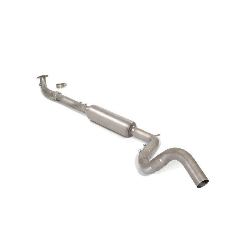 Flexible avec silencieux intermédiaire en inox Abarth 500/595 (typ312) 1.4 TJET (140CV/103kW) 2012 - 2015