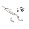 Flexible avec silencieux intermédiaire avec valve en inox Abarth 500/595 (typ312) 1.4 TJET (140CV/103kW) 2012 - 2015