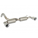Silencieux arrière duplex en inox Abarth 500/595 (typ312) 1.4 TJET (140CV/103kW) 2012 - 2015