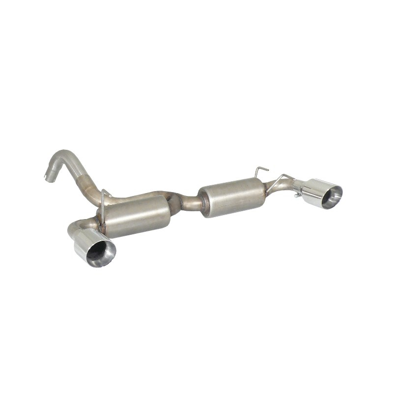 Silencieux arrière duplex en inox Abarth 500/595 (typ312) 1.4 TJET (140CV/103kW) 2012 - 2015
