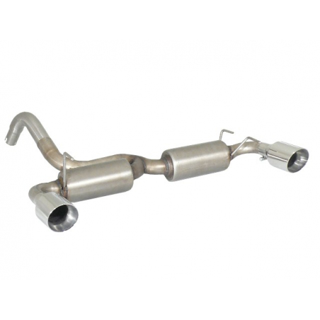 Silencieux arrière duplex en inox Abarth 500/595 (typ312) 1.4 TJET (140CV/103kW) 2012 - 2015