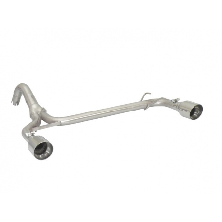 Tube arrière groupe n duplex en inox Abarth 500/595 (typ312) 1.4 TJET (140CV/103kW) 2012 - 2015