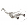 Pot d'échappement arrière en inox Abarth 500/595 (typ312) 1.4 TJET (140CV/103kW) 2012 - 2015