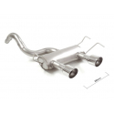 Silencieux arrière avec 2 sorties en inox Abarth 500/595 (typ312) 1.4 TJET (140CV/103kW) 2012 - 2015