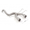 Tube arrière en inox Abarth 500/595 (typ312) 1.4 TJET (140CV/103kW) 2012 - 2015