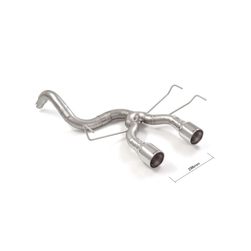 Tube arrière en inox Abarth 500/595 (typ312) 1.4 TJET (140CV/103kW) 2012 - 2015