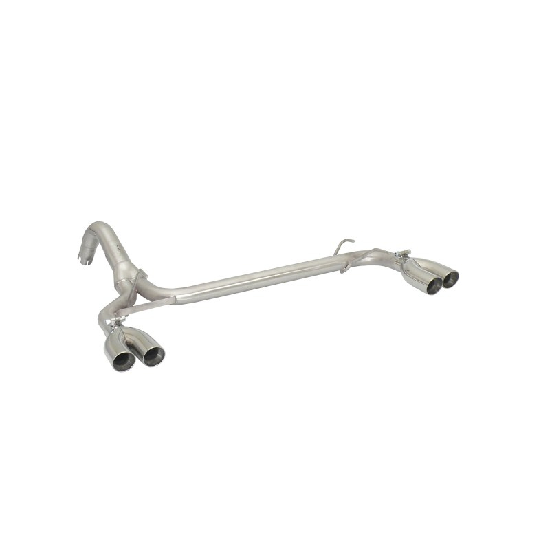 Tubes arrières duplex en inox Abarth 500/595 (typ312) 1.4 TJET (145CV/107kW) 2016 - Aujourd’hui