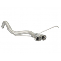 Tube arrière group n en inox Abarth 500/595 (typ 312) 1.4TJET (180CV/132kW) 2013 - 2015