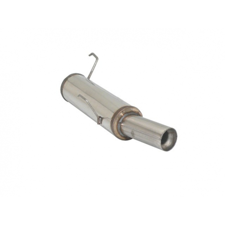 Silencieux arrière groupe n en inox Peugeot 206 1.1 (44kW/60CV) 2000 - 2009