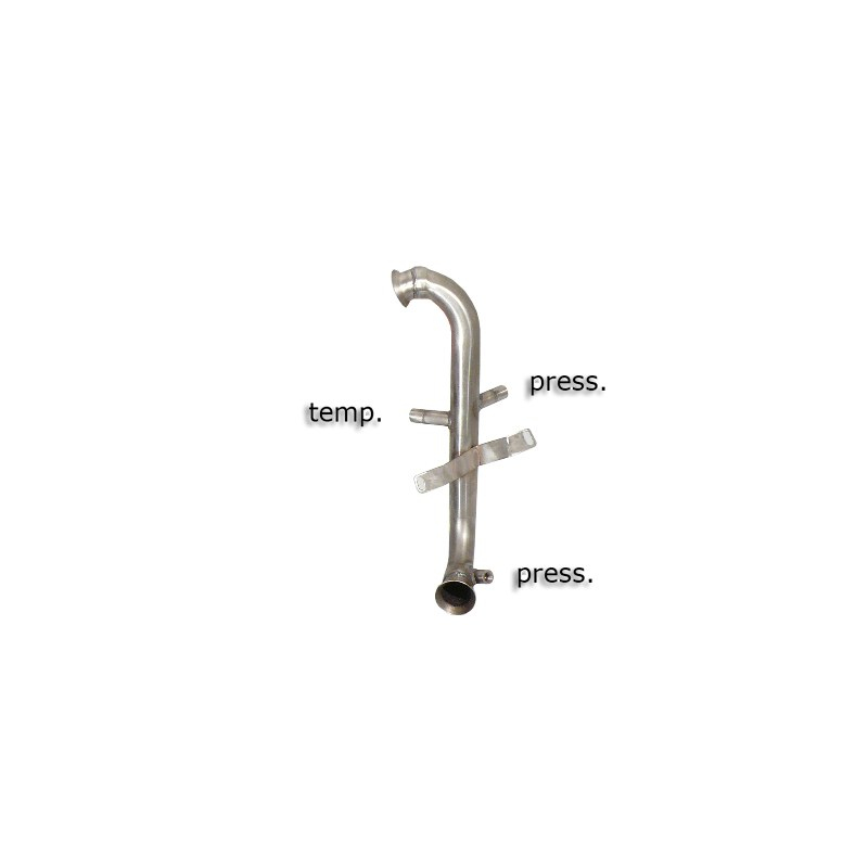 Tube suppression catalyseur + FAP en inox Peugeot 206 1.6 HDi FAP (80kW/110CV) 2004 - 2009