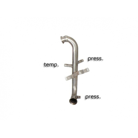 Tube suppression catalyseur + FAP en inox Peugeot 206 1.6 HDi FAP (80kW/110CV) 2004 - 2009