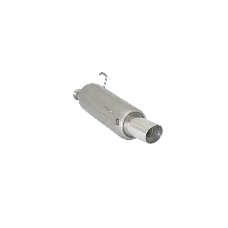 Pot d'échappement arrière en inox Peugeot 206 2.0I HDi (66kW/90CV) XS 2000 - 2009