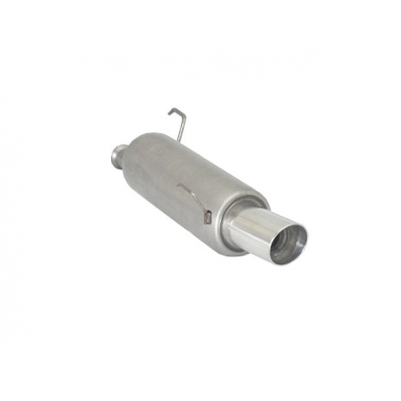 Pot d'échappement arrière en inox Peugeot 206 2.0I HDi (66kW/90CV) XS 2000 - 2009