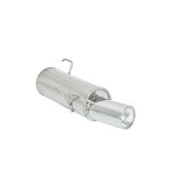 Silencieux arrière en inox Peugeot 206 2.0I HDi (66kW/90CV) XS 2000 - 2009