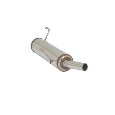 Silencieux arrière en inox Peugeot 206 1.6 (65kW/88CV) 1998 - 2009