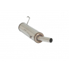 Silencieux arrière en inox Peugeot 206 1.6 (65kW/88CV) 1998 - 2009