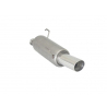 Pot d'échappement arrière en inox Peugeot 206 1.6 (65kW/88CV) 1998 - 2009