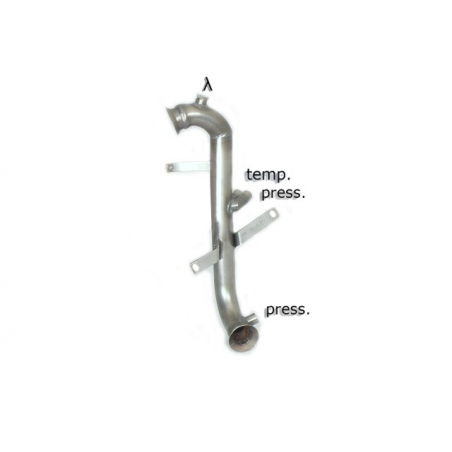 Tube suppression catalyseur + FAP en inox Peugeot 207 1.6 HDi (82kW/112CV) 2010 - 2012