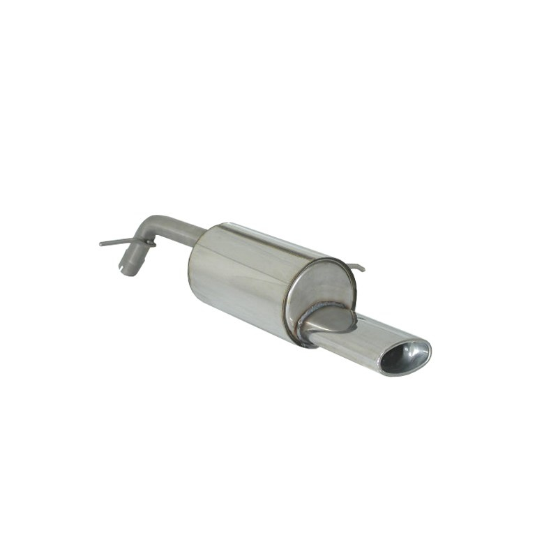 Silencieux arrière en inox Peugeot 207 1.6 16V THP (110kW/150CV) 2006 - 2012