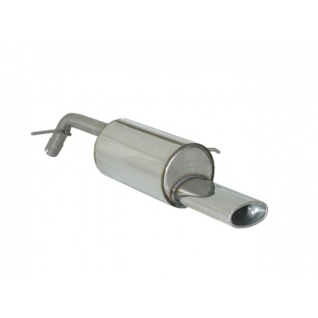 Silencieux arrière en inox Peugeot 207 1.6 16V THP (110kW/150CV) 2006 - 2012