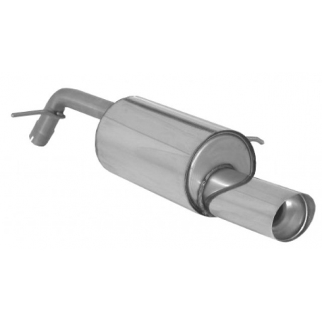 Silencieux d'echappement arrière en inox Peugeot 207 1.6 16V THP (110kW/150CV) 2006 - 2012