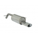 Silencieux arrière en inox Peugeot 207 CC 1.6 16V THP (110kW/150CV)