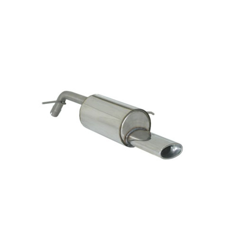 Silencieux arrière en inox Peugeot 207 CC 1.6 16V THP (110kW/150CV)
