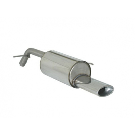 Silencieux arrière en inox Peugeot 207 CC 1.6 16V THP (110kW/150CV)