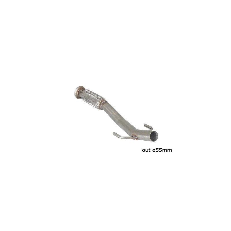 Tube antérieur avec flexible en inox Peugeot 208 XY 1.6 16V THP (115kW/156CV) 2012 - Aujourd’hui