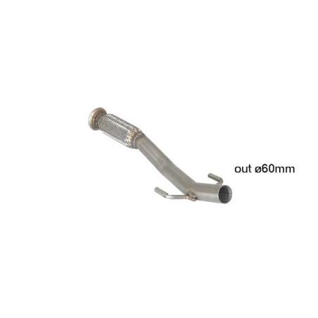 Tube antérieur avec flexible en inox Peugeot 208 1.6 GTi (147kW/200CV) 2013 - 2015