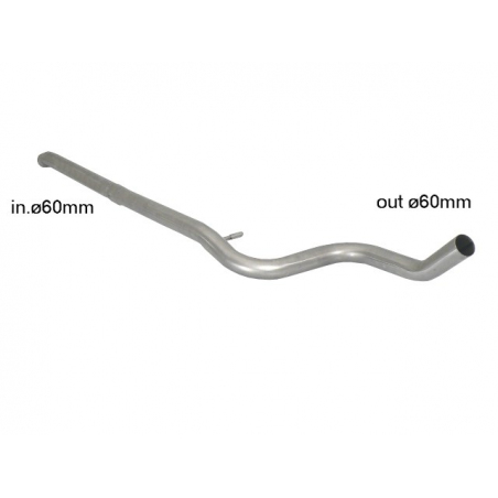 Tube intermédiaire en inox Peugeot 208 1.6 GTi (147kW/200CV) 2013 - 2015