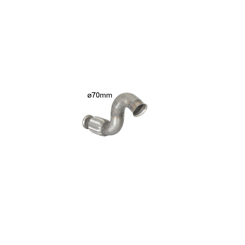 Tube antérieur avec flexible en inox Peugeot RCZ 1.6 Turbo (147kW/200CV) 2010 - 2015
