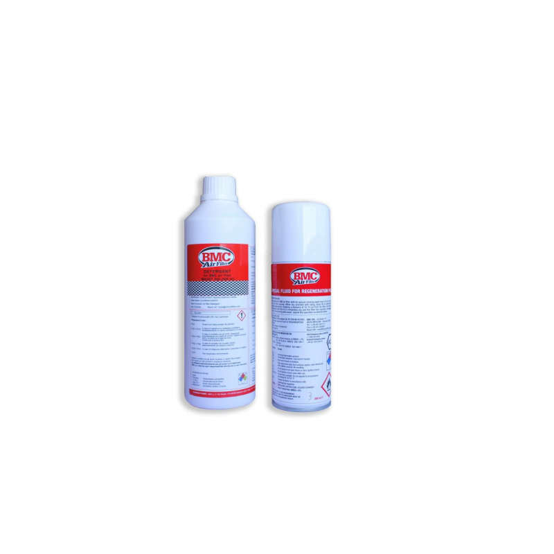 Kit nettoyant filtre BMC Detergent + huile en spray