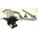 Ligne d’échappement Cat-Back Inox Alfa Romeo 156 1.6L TWINSPARK (103KW/140CV) 1997 - 2006 (SEDAN + SPORTWAGON)