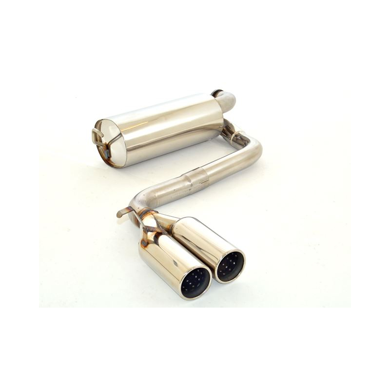 Silencieux d’échappement arrière inox Alfa Romeo Spider / GTV 3.0l V6 (160Kw/218Cv) 1995 - 2005