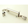 Silencieux d’échappement arrière inox Peugeot 207 SW 1.6l (80kw/109Cv) 2007 - 2015