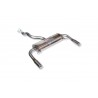 Pot d'échappement arrière Inox Rc Racing Renault Clio 3 RS 2.0i 16V 201cv 2009 - 2012