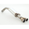 Silencieux d’échappement arrière inox 70mm Peugeot RCZ 1.6 Turbo (115kW/156CV) 2010 - 2015