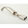 Silencieux d’échappement arrière inox 70mm Peugeot RCZ 1.6 Turbo (147kW/200CV) 2010 - 2015